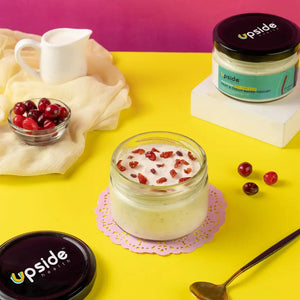 Cranberry Baked Yogurt - No Sugar, No Gluten