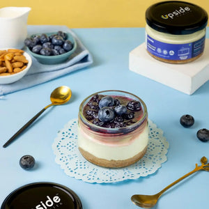 Blueberry Cheesecake Jar - No Sugar, No Gluten( Almond Base)