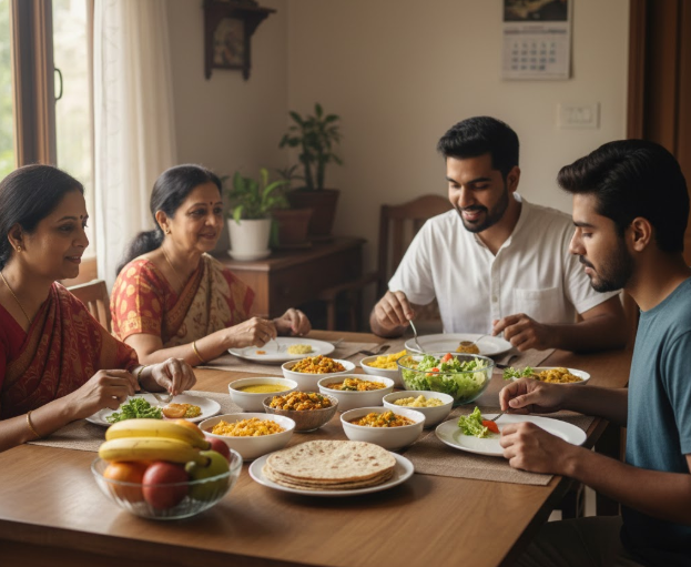 How to Eat Healthy in an Indian Family Without Being Annoying