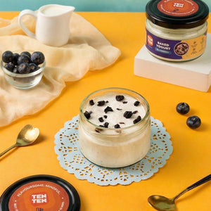 Blueberry Baked Yoghurt