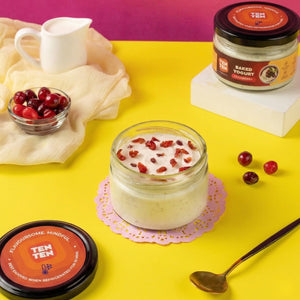 Cranberry Baked Yogurt