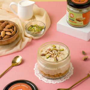 Rabdi with Almond Crumbles