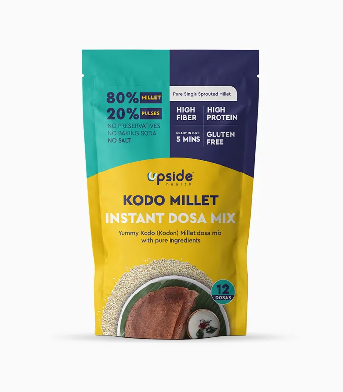 Kodo Millet – Instant Dosa Mix Pack of 2 (200g x 2) by Upside Health  @ 1 + Delivery Charges